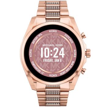 michael kors bradshaw, Michael Kors | Access Unisex Gen 6 Bradshaw Smartwatch: Rose Gold-Tone Case with Stainless Steel Bracelet 44mm商品图片 额外7.5折, 额外七五折