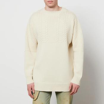 maison margiela replica low行李箱, MAISON MARGIELA | Maison Margiela Men's Cable Knitted Jumper - Off White商品图片 3折