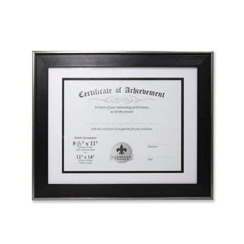 Lawrence Frames | Dual Use Black and Silver Document Frame - 11" x 14",商家Macy's,价格¥231