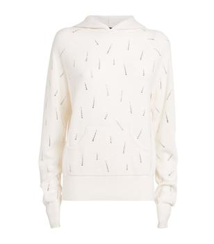 推荐Cashmere Crystal-Embellished Hoodie商品