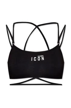 DSQUARED2 | Dsquared2 Icon Bandeau Sport Bra,商家Cettire,价格¥1040