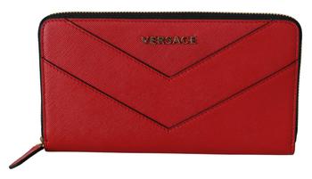 范思哲女包是什么牌子, Versace | Versace Zip Around Leather Wallet商品图片 5.6折