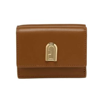 furla 1927真假, Furla | 1927 Tri-fold Leather Wallet In Cognac H商品图片 5.9折