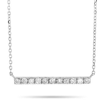 商品LB Exclusive | 14K White Gold 0.25 ct Diamond Pendant Necklace,商家Jomashop,价格¥3223图片