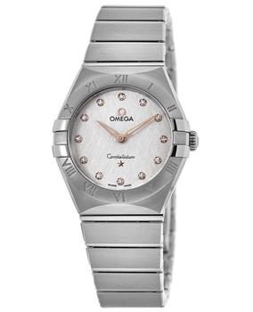 欧米茄星座, Omega | Omega Constellation Manhattan Quartz 28mm Silver Dial Diamond Stainless Steel Women's Watch 131.10.28.60.52.001商品图片 9折