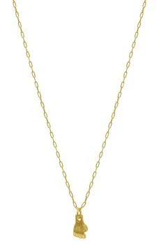 ADORNIA | 14K Gold Vermeil Mighty Hand Pendant Necklace 2.3折, 独家减免邮费