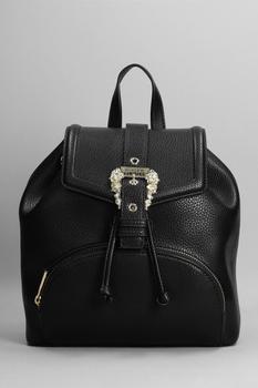 Versace | Versace Jeans Couture Backpack In Black Faux Leather商品图片,8.7折