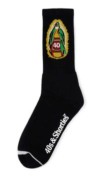 小黑瓶, 40s & Shorties | Virgin Bottle Socks - Black商品图片 