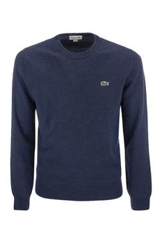 Lacoste | LACOSTE Crew-neck pullover in wool blend商品图片,6.7折