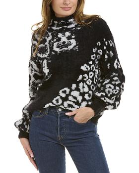 Vince Camuto Specialty Size, Vince Camuto | Vince Camuto Animal Eyelash Sweater商品图片 5折