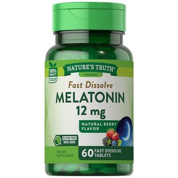 商品Melatonin 12 mg Berry,商家Walgreens,价格¥81图片