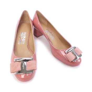 菲拉格慕鞋高跟鞋, Salvatore Ferragamo | SALVATORE FERRAGAMO 女士粉色蝴蝶结高跟鞋 0593931商品图片 独家减免邮费