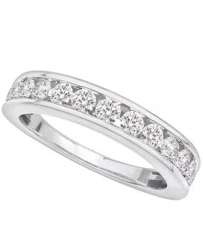 Macy's | Certified Diamond Channel Band (2 ct. t.w.) in 14K White Gold,商家Macy's,价格¥30241