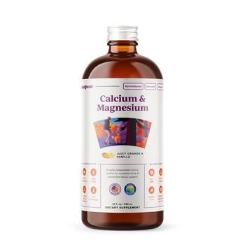 商品Liquid Health Calcium and Magnesium Liquid, Juicy Orange and Vanila, 32 Oz,商家MyOTCStore,价格¥163图片