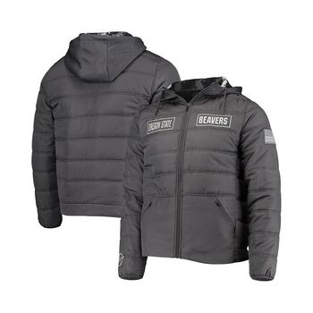 推荐Men's Charcoal Oregon State Beavers OHT Military-Inspired Appreciation Digital Camo Detail Full-Zip Puffer Jacket商品