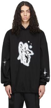 we11done卫衣好不好, We11done | Black Denim Hoodie商品图片 3折