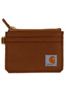 卡哈特包, Carhartt | Nylon Duck Zippered Card Keeper Wallet - Carhartt Brown商品图片 