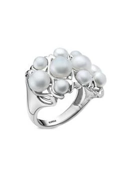 Effy | Sterling Silver & 4-6MM Freshwater Pearl Ring,商家Saks OFF 5TH,价格¥768