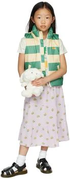 Tinycottons | Kids Yellow & Green Big Stripes Vest,商家Ssense US,价格¥821