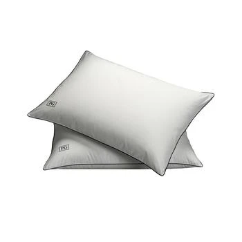推荐White Goose Down Firm Density Stomach Sleeper Pillow with 100% Certified RDS Down, and Removable Pillow Protector - Set of 2商品