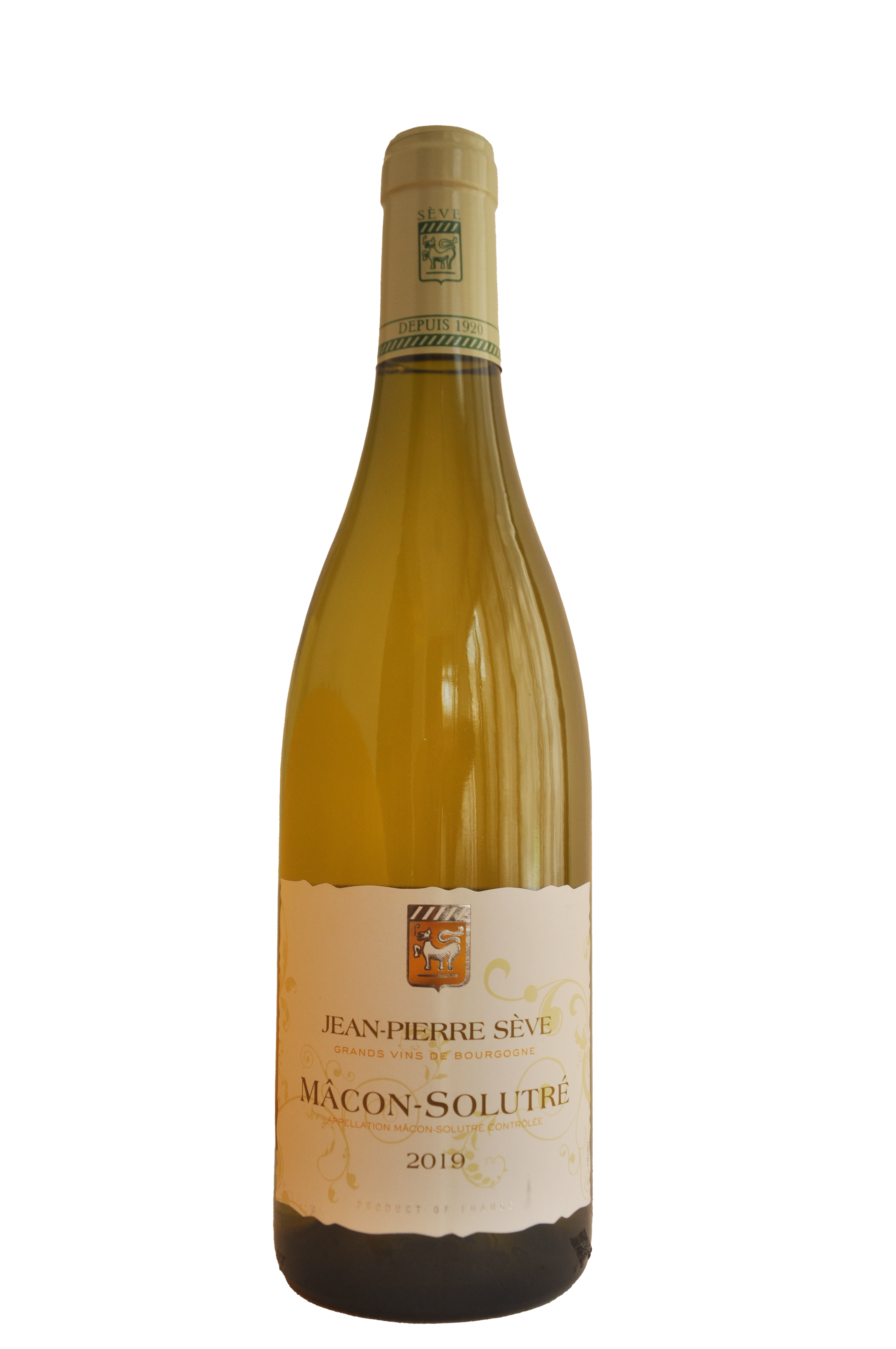 推荐【国内直发】 勃艮第干白 Bourgogne  Mâcon Solutré 马贡’索鲁特’干白葡萄酒 2019 商品