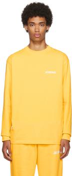 Jacquemus | Yellow 'Le T-Shirt Manches Longues' Long Sleeve T-Shirt商品图片,6.7折