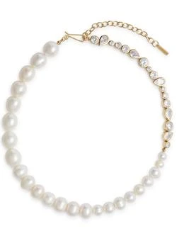 推荐The Temporal Anomaly pearl and 14kt gold vermeil necklace商品