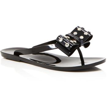 kate spade new york, Kate Spade | Kate Spade New York Womens Francy Bow Rubber Thong Sandals商品图片 3.8折