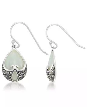 Macy's | Jade Heart Shape Teardrop Dangle Earrings,商家Macy's,价格¥502