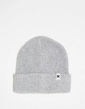 COLLUSION | COLLUSION Unisex beanie in grey marl 