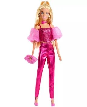 Barbie | Deluxe Style Fashion Doll 5 in Metallic Pink Outfit with Corset Top and Accessories,商家Macy's,价格¥111