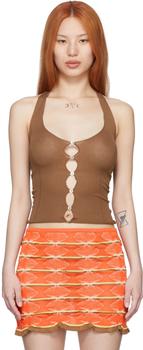 商品Gimaguas | Brown Coco Tank Top,商家SSENSE,价格¥327图片