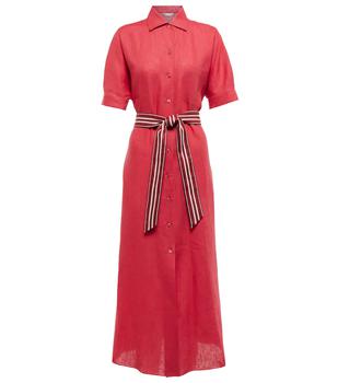 Loro Piana | Clarissa亚麻衬衫式连衣裙商品图片,