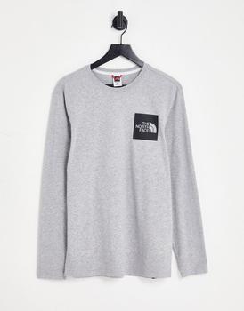 The North Face | The North Face Fine long sleeve t-shirt in grey商品图片,8折