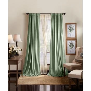 Martha Stewart | Lucca Blackout Velvet Curtain Panel Set, 50" x 95", Created For Macy's,商家Macy's,价格¥674