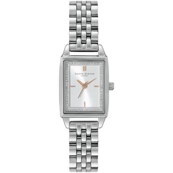 Olivia Burton | Women's Quartz Silver-Tone Stainless Steel Bracelet Watch 25.5mm x 20.5mm商品图片,7折