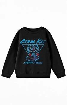推荐Kids Cobra Kai Never Dies Crew Neck Sweatshirt商品