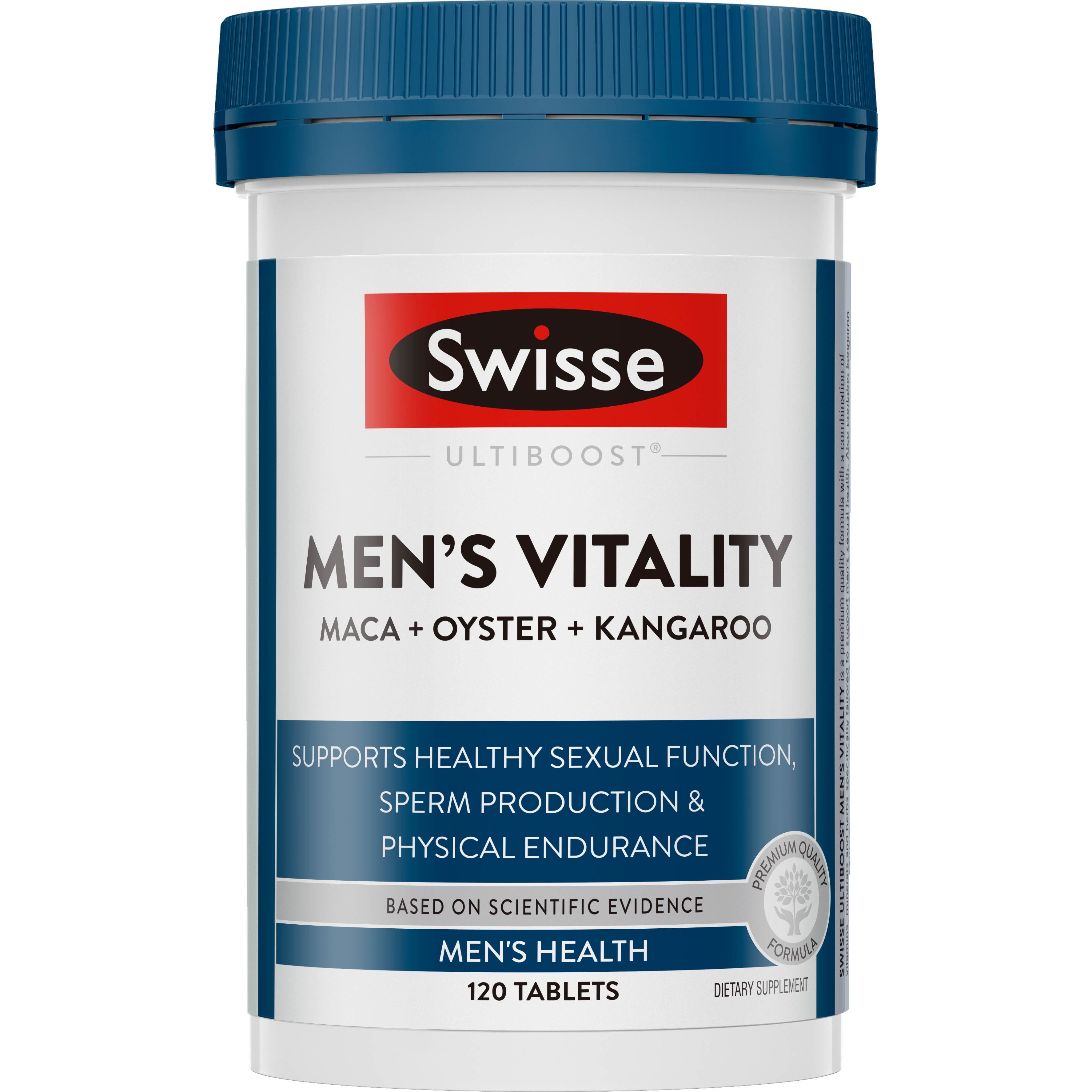 推荐 澳洲Swisse MEN'S VITALITY雄风活力片生蚝袋鼠精锌硒120粒商品