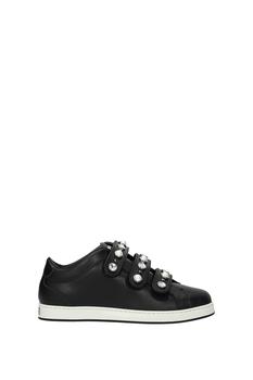 Jimmy Choo | Sneakers Leather Black商品图片,3.7折