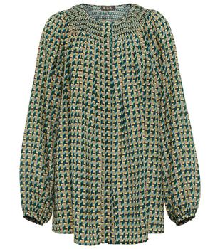Loro Piana | Oprah印花真丝女式上衣商品图片,