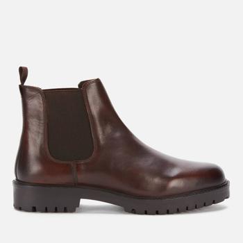 推荐Walk London Men's Sean Leather Chelsea Boots - Brown商品