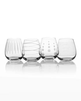 商品Mikasa | Cheers Stemless Wine Glasses, Set of 4,商家Neiman Marcus,价格¥533图片