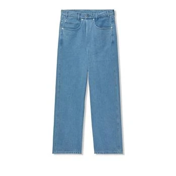 推荐Pleated Front Oversized Denim Jeans商品