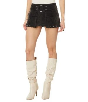 Free People | Suede Micro Mini Skort,商家Zappos,价格¥938