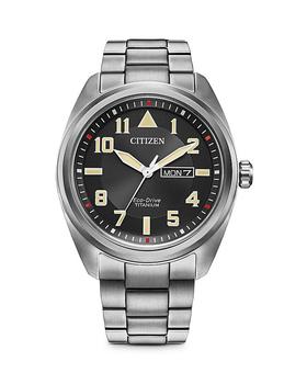 Citizen | Eco-Drive Garrison Super Titanium Watch, 42mm商品图片,9折, 满$100享8.5折, 独家减免邮费, 满折