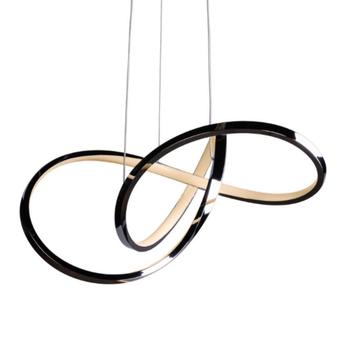 商品Finesse Decor | Knotted LED Dimmable Chandelier // Chrome,商家Premium Outlets,价格¥3759图片