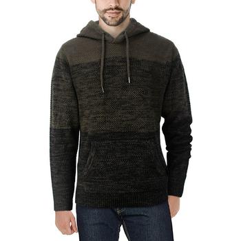 推荐Men's Color Blocked Hooded Sweater商品