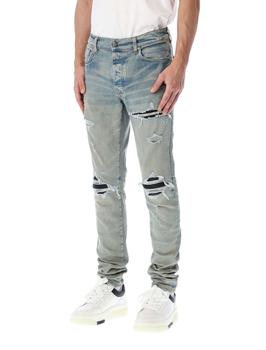 amiri mx1, AMIRI | Amiri Mx1 Distressed Skinny Jeans商品图片 8.4折起