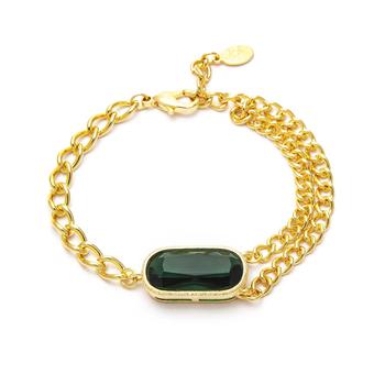 商品Rivka Friedman | Emerald Crystal Bracelet,商家Lord & Taylor,价格¥1023图片
