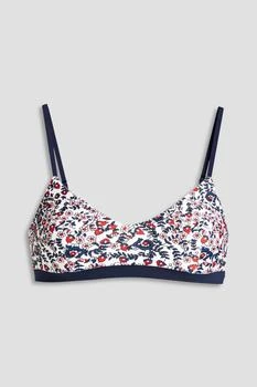 推荐Capri floral-print stretch sports bra商品